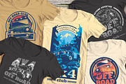 -50% Off-Road 4x4 T-Shirts Badges, a Transportation Illustration by Alexander Baidin (Thumbnail 6 of 6)
