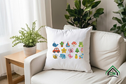 Cute Mini Embroidery Design Bundle, a Solid Icon by Craft Nest (Thumbnail 4 of 6)