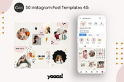 Kids Instagram Post & Stories Canva, a Social Media Template by Yaaas Design (Thumbnail 4 of 16)