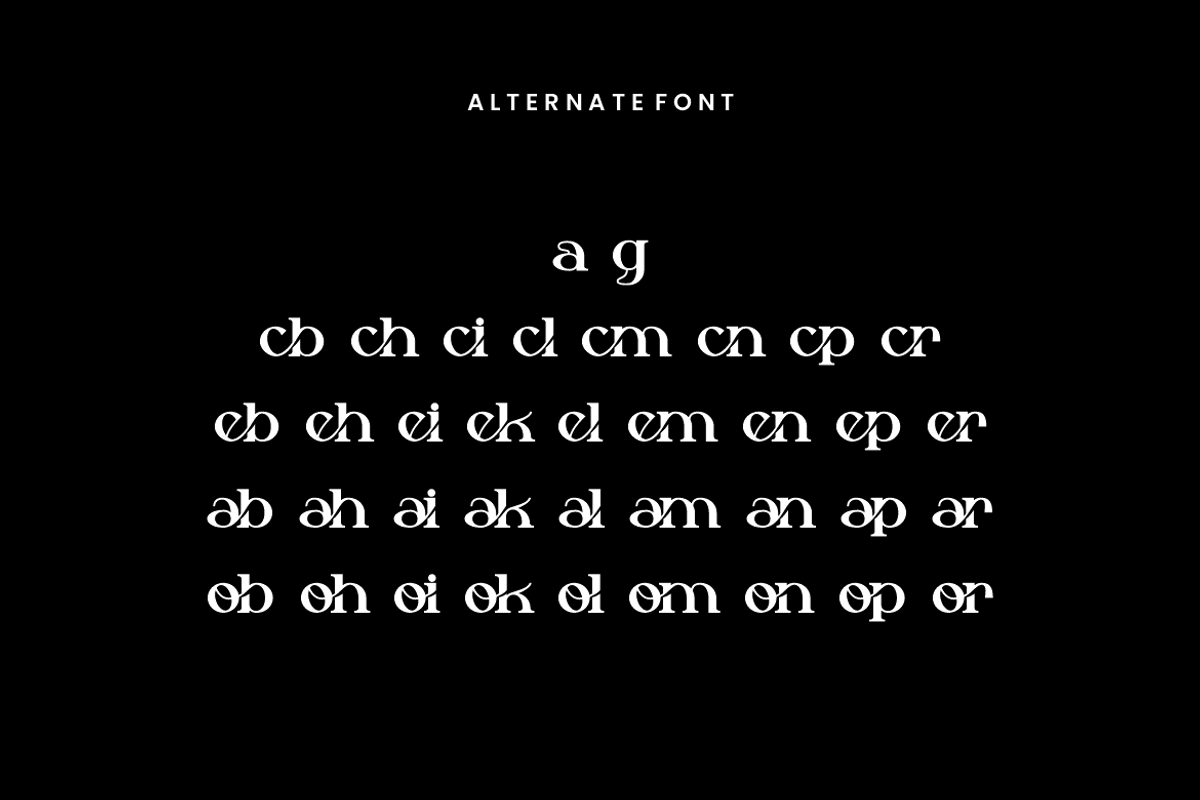 Wotche - Modern Fashion Font, a Serif Font by QR Design Studio (Photo 9 of 13)