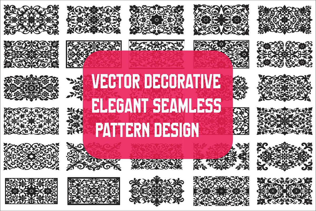 Vector Decorative Elegant Seamless, an Illustration by Amazin_art (Photo 1 of 31)