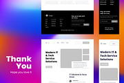 Information Technology Wireframe Web, a Wireframe Template by INSPR STD (Thumbnail 4 of 4)