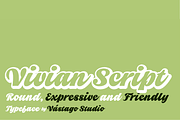Vivian Script, a Script Font by Vastago Studio (Thumbnail 8 of 13)