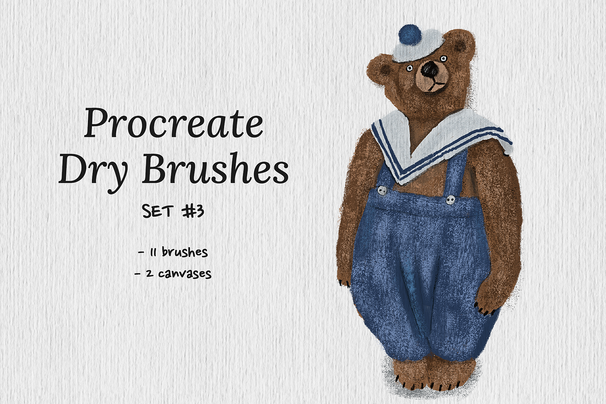 Procreate Dry Brushes | Set #3, a Brush Add-On by Brush Moment (Photo 1 of 7)