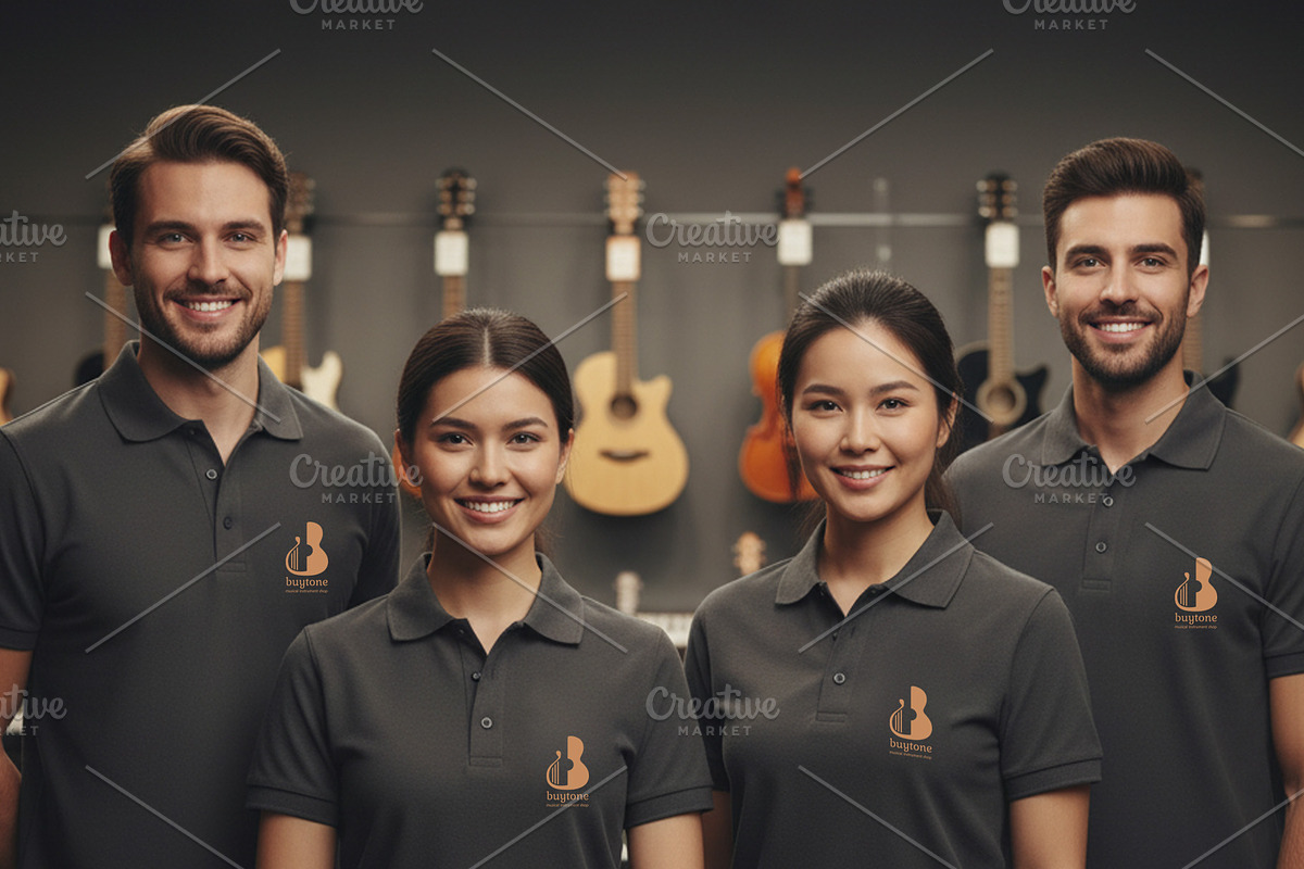 Musical instrument shop logo, a Branding & Logo Template by Atlantis X Nurman Arbai (Photo 3 of 3)