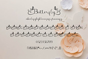 Butterfly - Script Font, a Script Font by Densu Creative (Thumbnail 6 of 7)