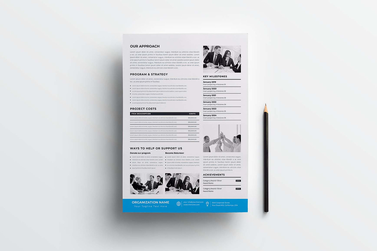 Nonprofit Organization | Bundle, a Flyer Template by obayes (Photo 8 of 15)