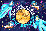Colorful Space Collection, a Decorative Illustration by Yeticrab (Thumbnail 1 of 12)