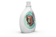 Detergent Bottle Mock-up, an Advertising Mockup by PixelMockup (Thumbnail 4 of 11)