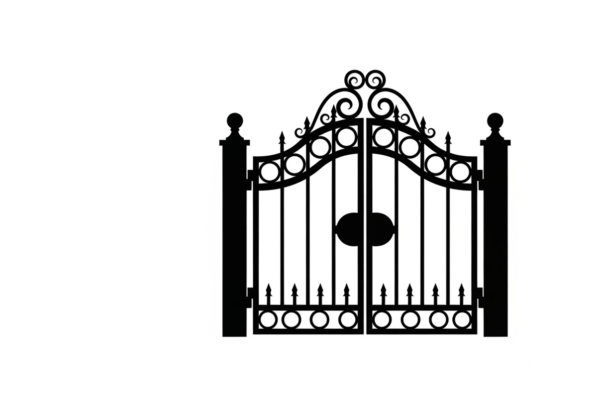 Ornate Iron Gate SVG Bundle, an Illustration by Designs_River (Photo 8 of 31)