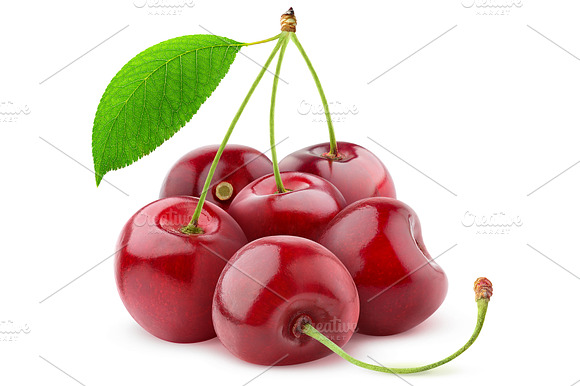 Pile Of Sweet Cherries