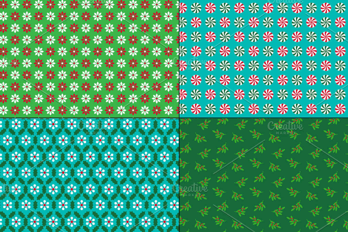Seamless Christmas Patterns, a Pattern Graphic by Melissa Held Designs (Photo 8 of 9)