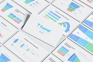 Funnel Infographic PowerPoint, a Presentation Template by Pixslides