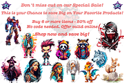 cute panda clipart, an Object Graphic by DreamerStarCo (Thumbnail 5 of 6)