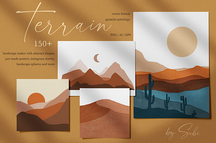 Terrain Abstract Landscape