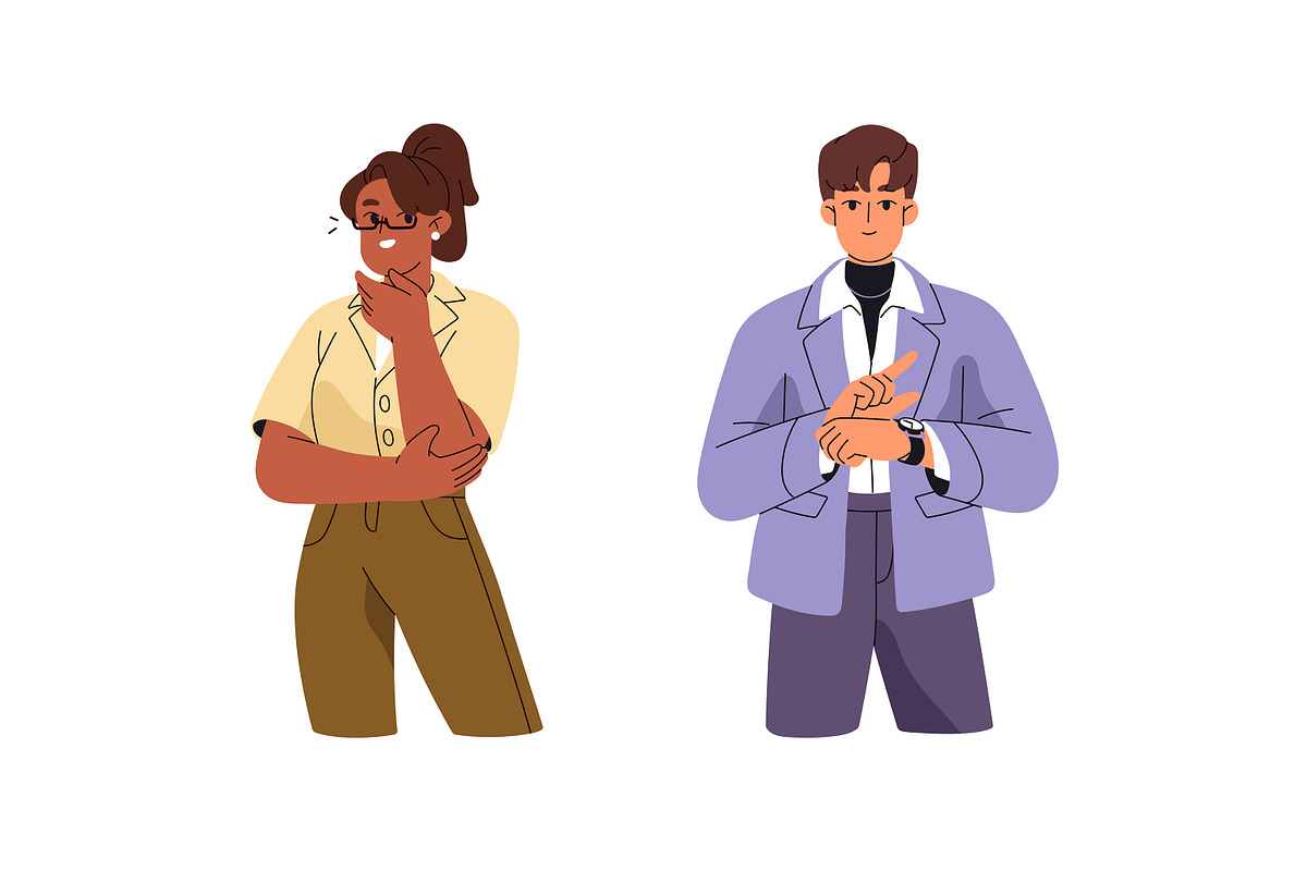 Happy business people, workers set, a Person Illustration by PaperTrident (Photo 4 of 5)