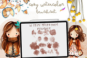 87 COZY PROCREATE WATERCOLOR BRUSHES, a Brush Add-On by Warm Cozy Cottage (Thumbnail 13 of 13)