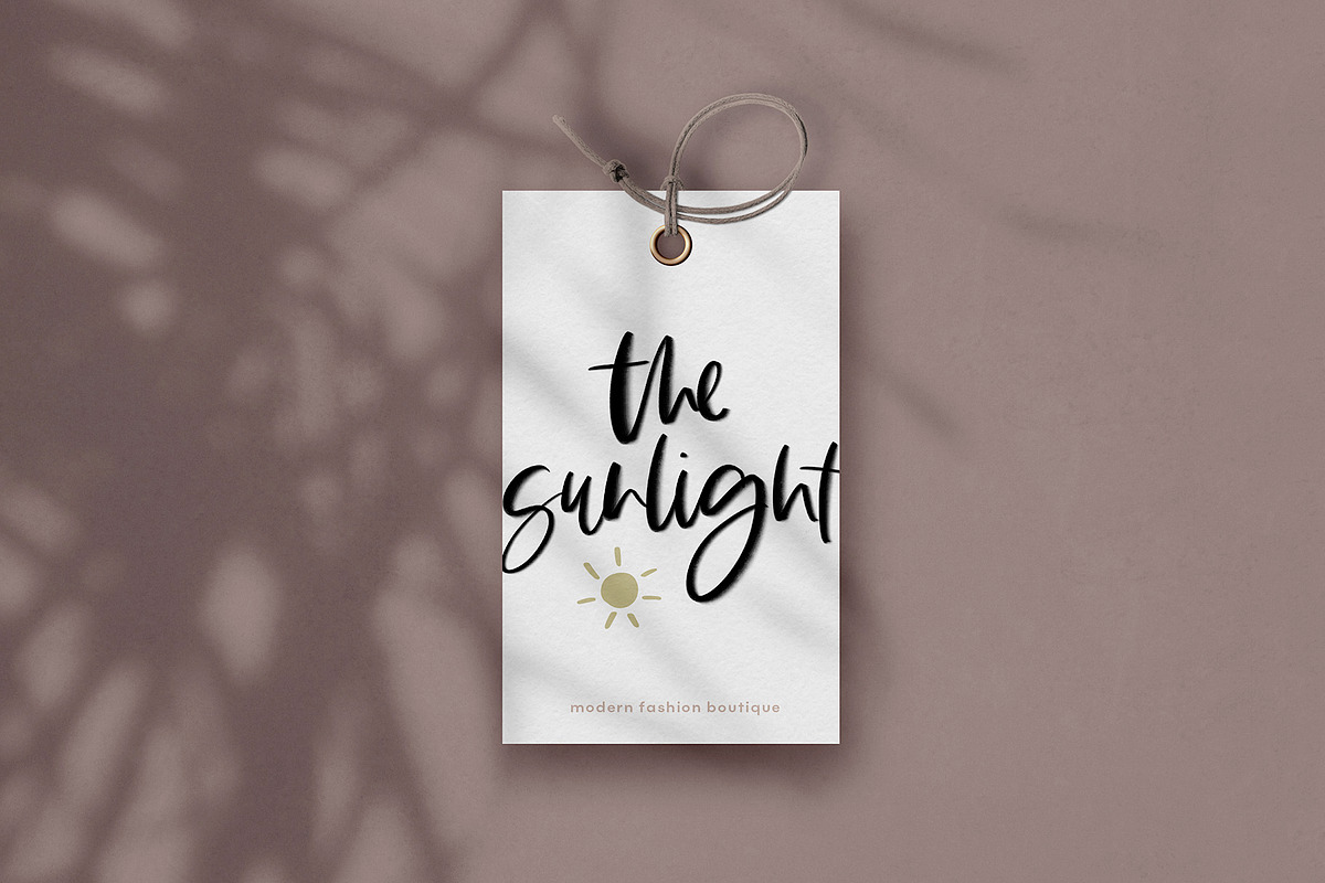 The Sunlight | SVG Script Font preview 8