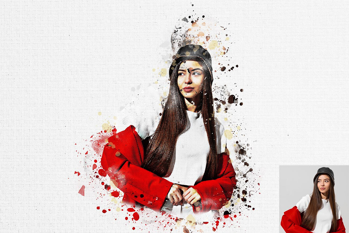 Paint Splatter Effect Ps Action, an Action Add-On by Studio Retouch (Photo 8 of 17)