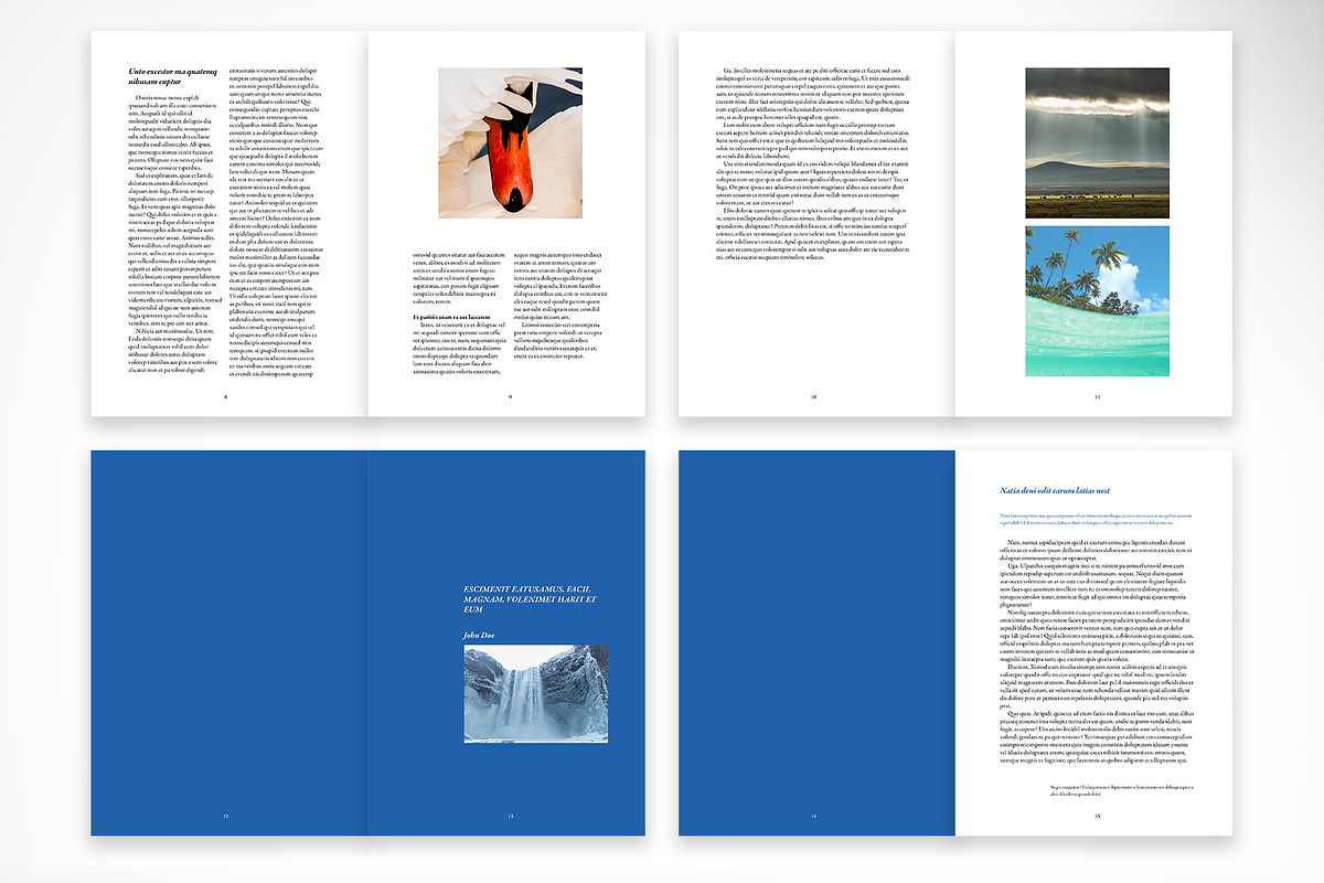 Clean Editorial Brochure Layout preview 3