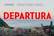 Departura - 18 Fonts, a Sans Serif Font by Nasir Udin (Thumbnail 2 of 16)