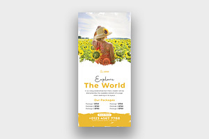 Travel Tour Rack Card Design, a Poster Template by Shahjahangdb1