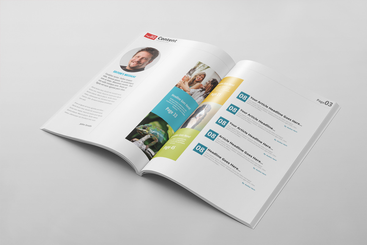 Magazine Template 40, a Magazine Template by pmvch (Photo 2 of 30)