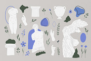 Antique. Abstract floral set, an Object Graphic by MaNechaeva (Thumbnail 5 of 10)