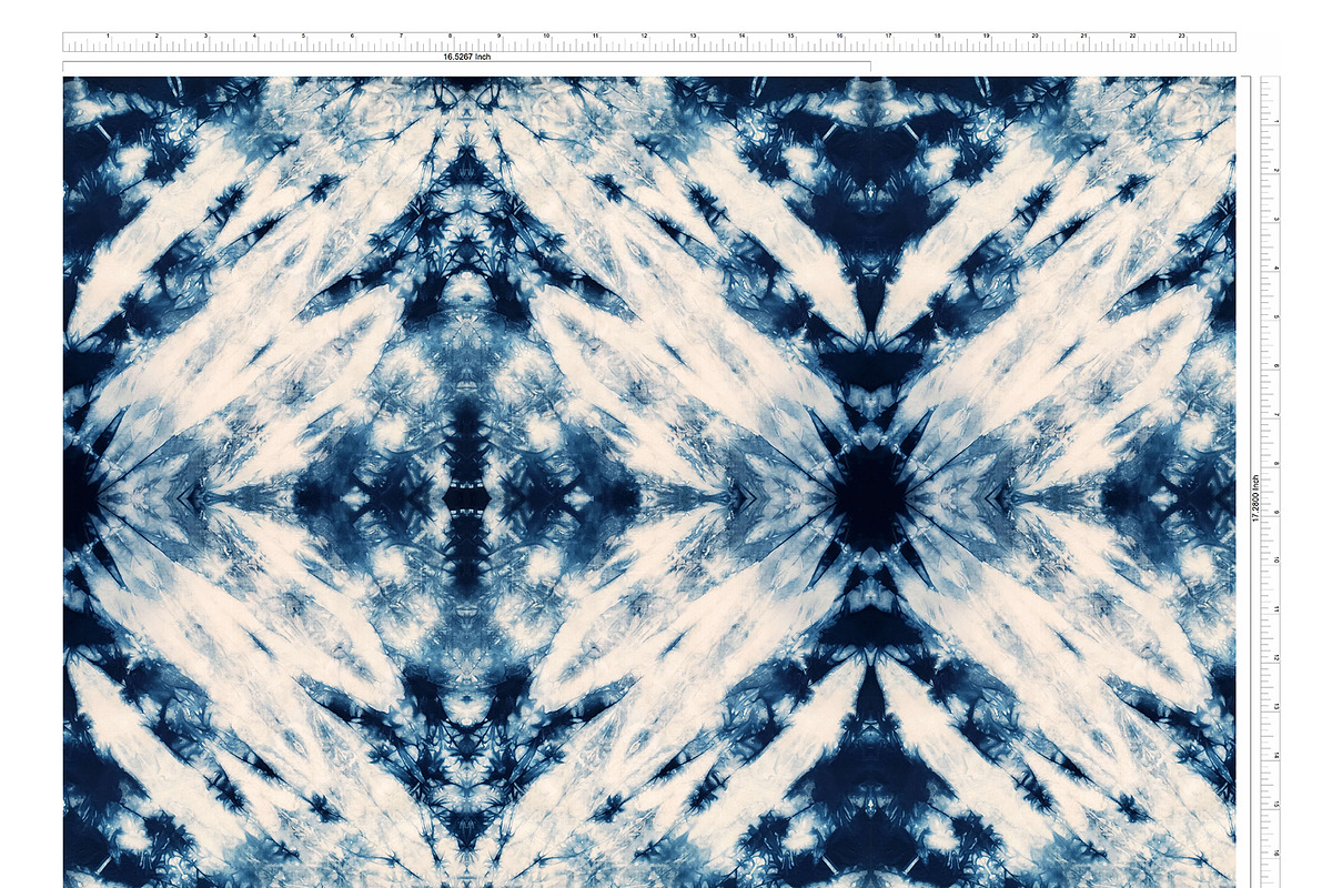 Shibori Tie-dye Seamless Pattern, a Pattern Graphic by JESSIE BLOOM STUDIO (Photo 5 of 6)