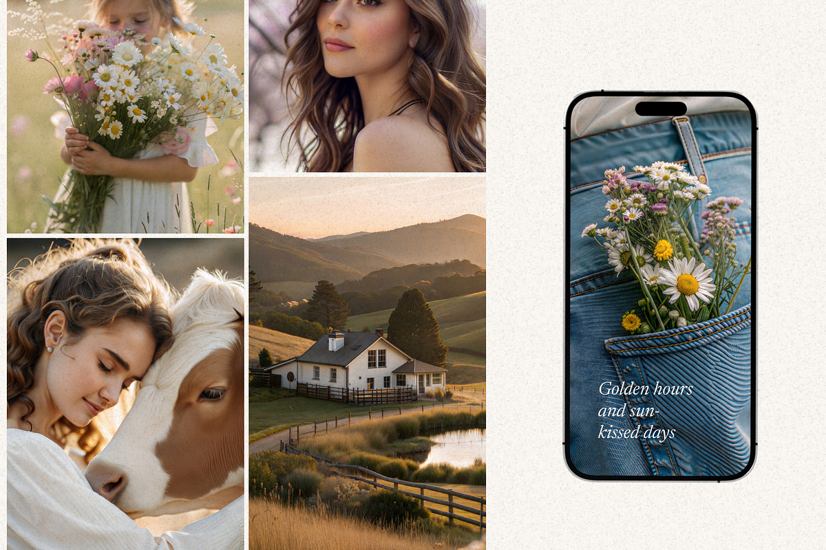 Summer Aesthetic Stock Photo Bundle, a Photo by Helospace (Photo 2 of 10)