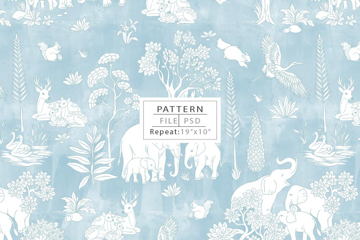 Enchanted Forest & Wildlife, a Pattern Graphic by Print Diaries (Photo 1 of 5)