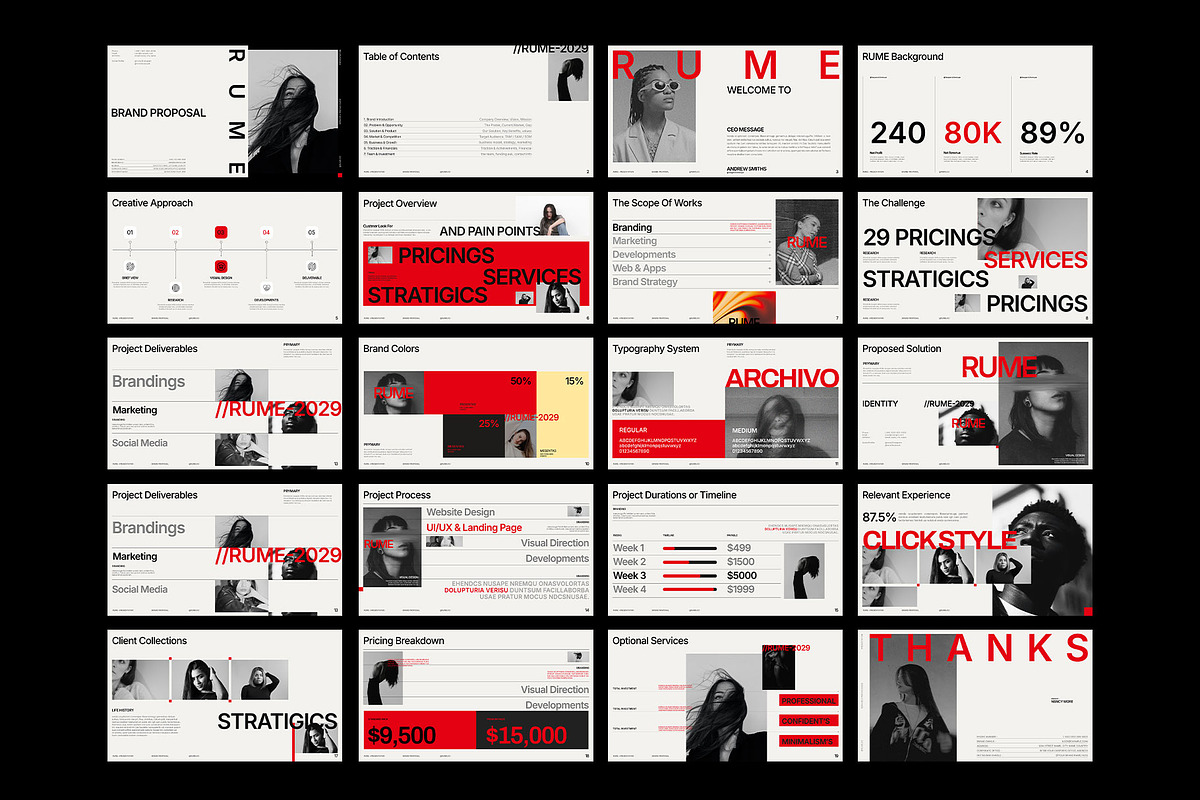 RUME – Brand Proposal, a Presentation Template by Templeste (Photo 7 of 7)
