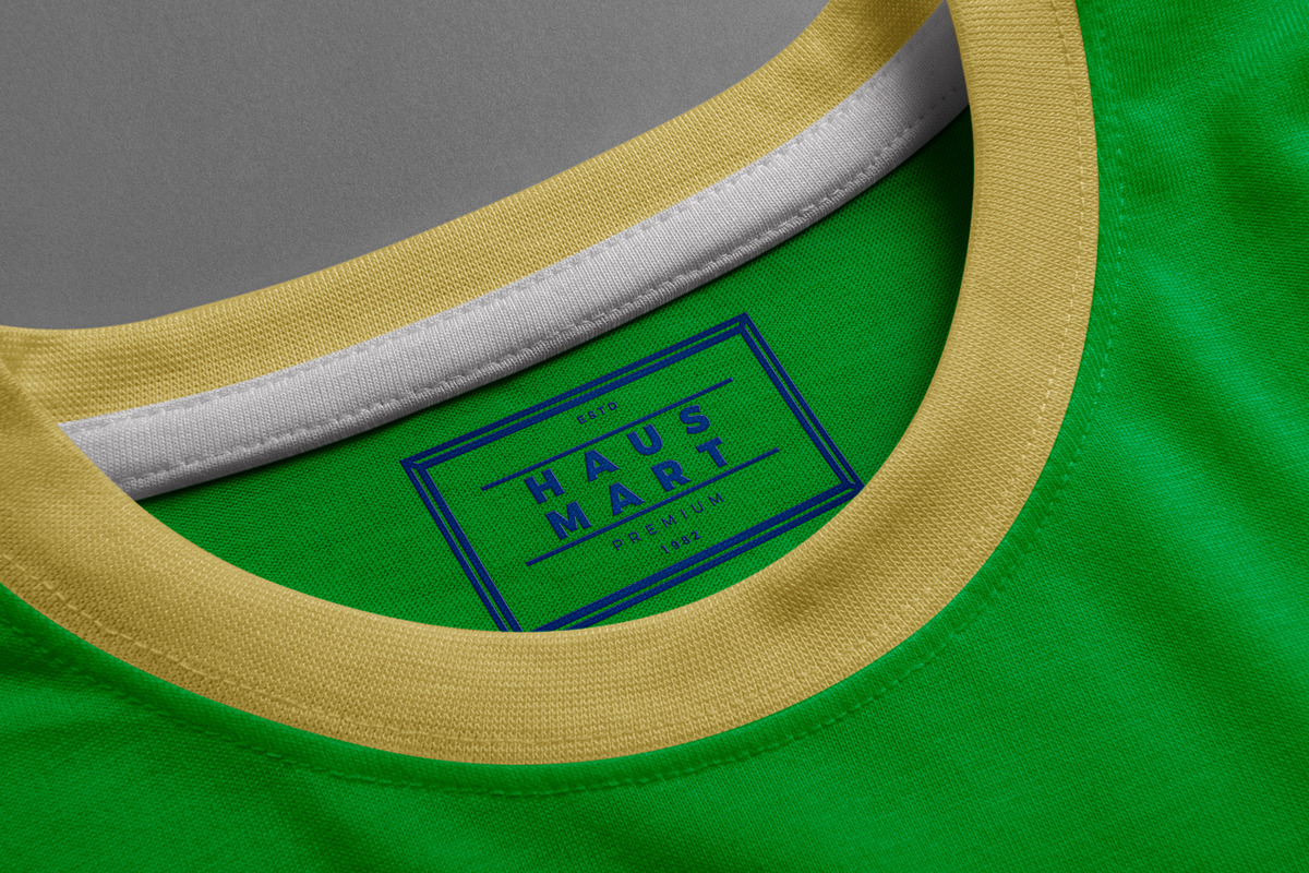 Apparel Inside Label Logo Mockup, a Shirt Mockup by ZippyPixels (Photo 1 of 4)