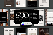 Real Estate Instagram  Templates, a Social Media Template by Prapti Design (Thumbnail 1 of 14)
