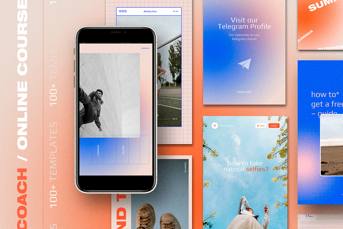 100 Insta Coach Creator Social Kit, a Social Media Template by The Muza (Photo 10 of 10)