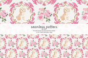 dog seamless pattern, a Pattern Graphic by Patishop Art (Thumbnail 1 of 4)