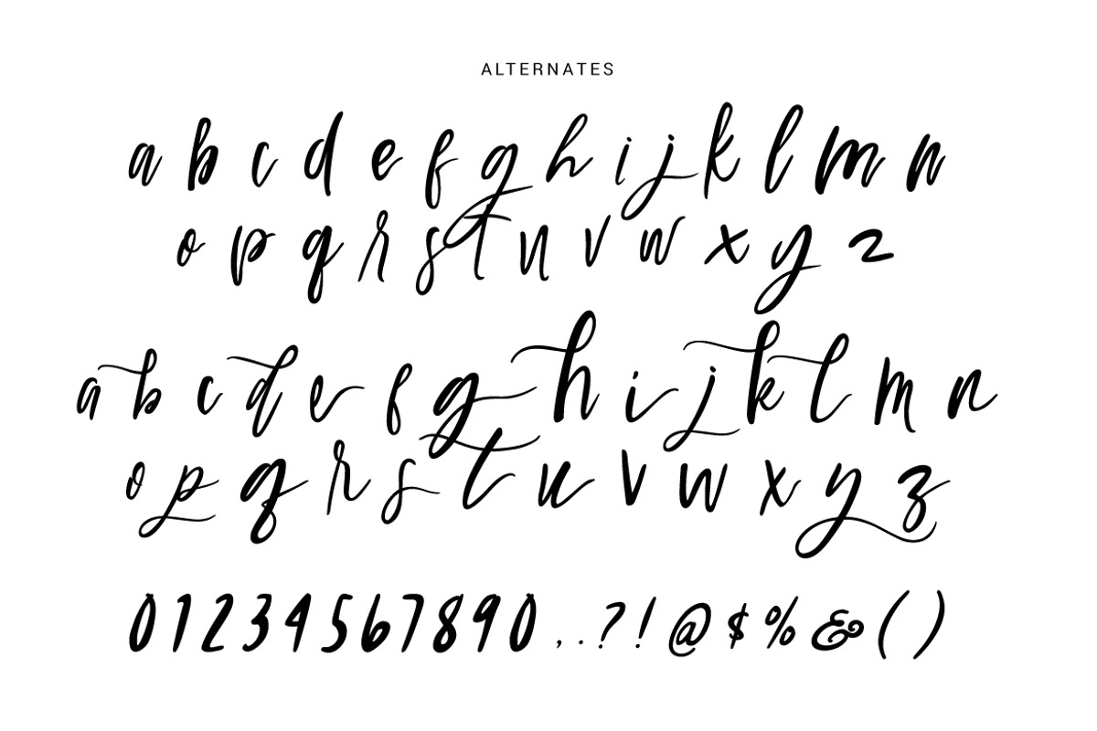 Helliebrie Typeface preview 7