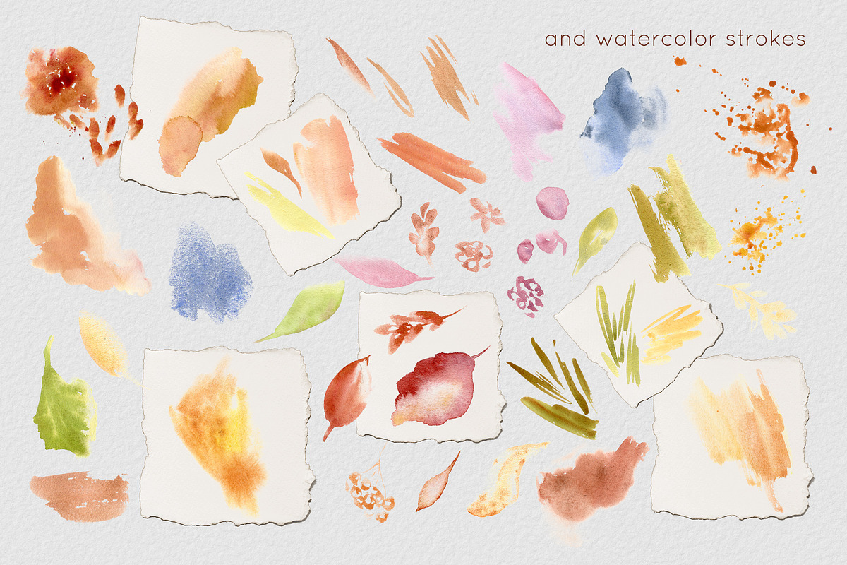 Autumn botanical seamless patterns, an Illustration by Kate Lanbina (Photo 13 of 13)