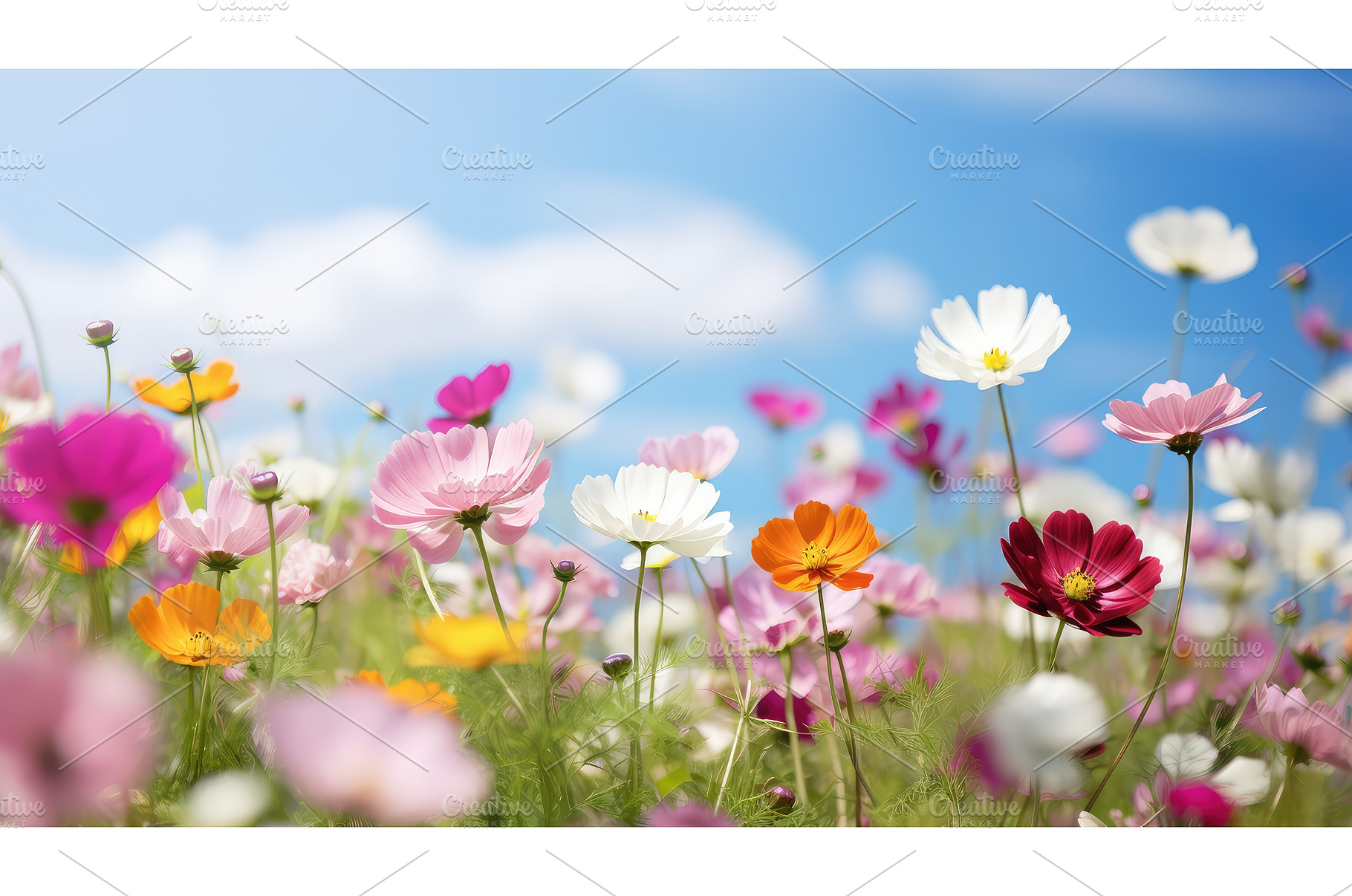 color flower blossom day stunning ai, a Nature Photo by pikepicture