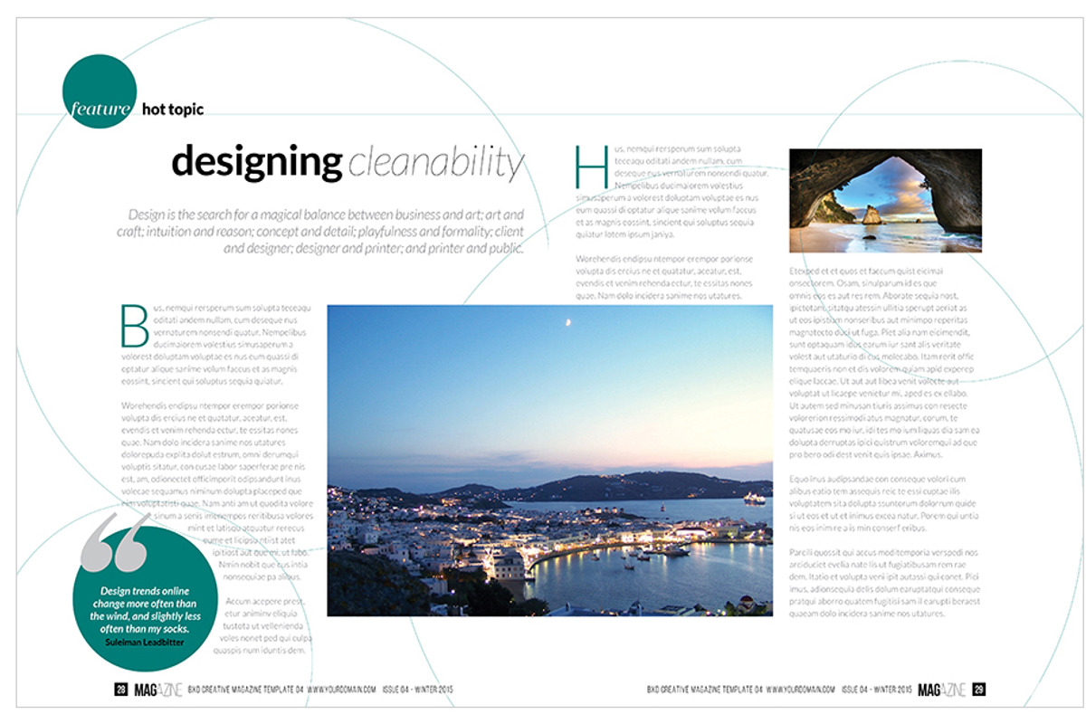 Magazine Template InDesign 05, a Magazine Template by Love Graphic Design (Photo 23 of 34)
