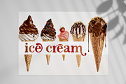 ice cream vector illustrations, a Decorative Illustration by Natalka Dmitrova art (Thumbnail 2 of 9)