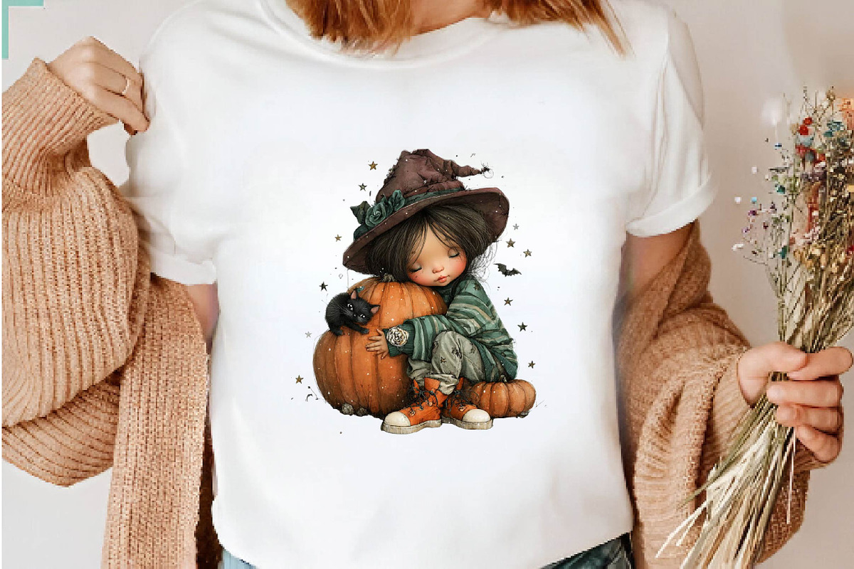 Halloween mom clipart, a Seasonal Illustration by CreationArt (Photo 6 of 7)