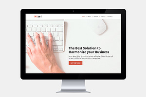 Business One Page HTML Template