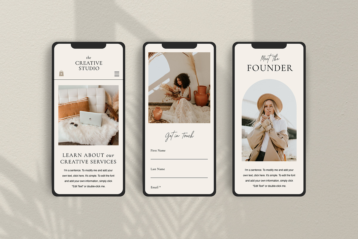Coaching Wix Website Template, a Wix Template by Studio Luxe Creative (Photo 5 of 12)
