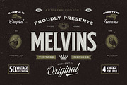 Melvins - Font Set, a Serif Font by Arterfak Project (Thumbnail 1 of 12)