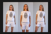 Shorts and T-Shirt Mockup, a Bottom Mockup by Freeman Studio (Thumbnail 9 of 16)