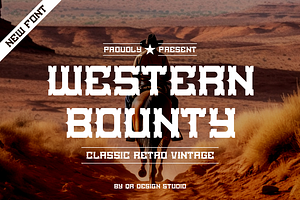 Western Bounty Classic Typeface Font