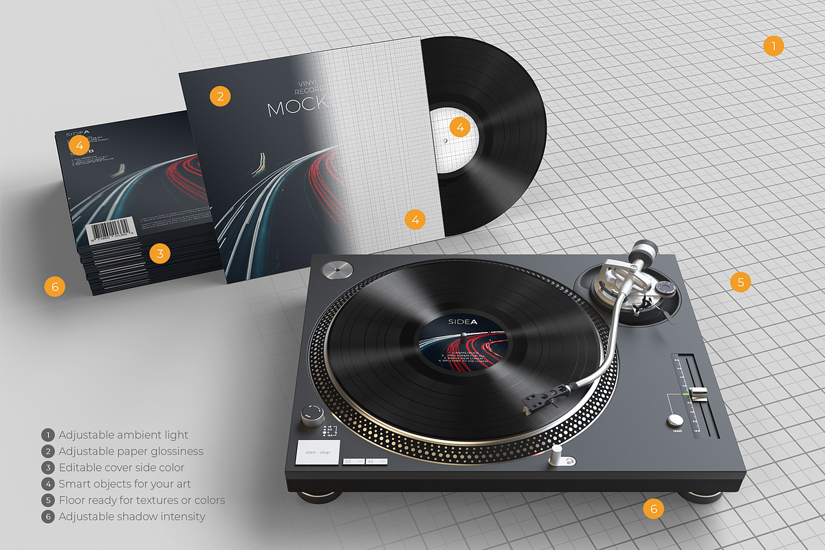 Vinyl Record Mockup 2, a Hoody Mockup by KIPET (Photo 2 of 14)