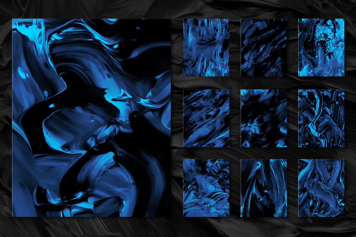Flow Bundle—300 fluid paint textures, a Texture Graphic by Chroma Supply (Photo 11 of 34)