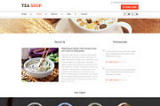 Tea Store PSD Website Template, a Websites & App Template by WebbyTemplates (Thumbnail 3 of 7)
